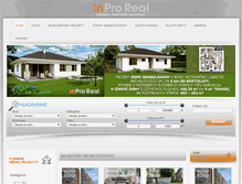 Tablet Screenshot of inproreal.sk
